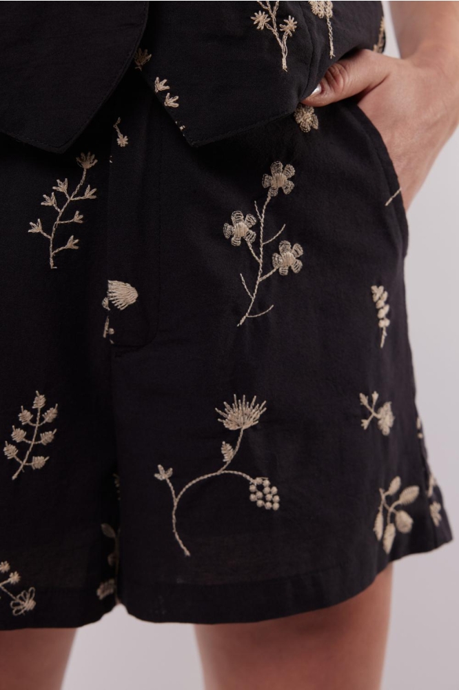 SALERNO SHORTS 25ZFXJ11 001 BLACK